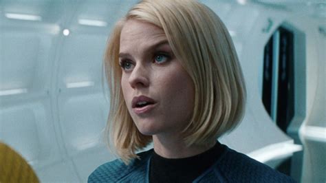 alice sexy|Star Trek Into Darkness Alice Eve Is Proud Of Her NSFW Scene。